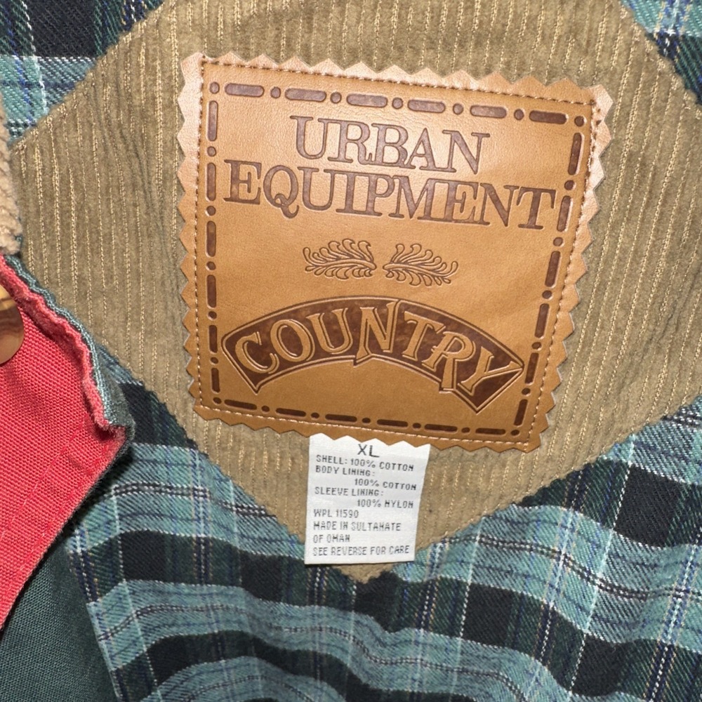 Urban Equipment Country Chore Coat Mens Large Corduroy Collar Fleece Lined XL - Picture 5 of 5
